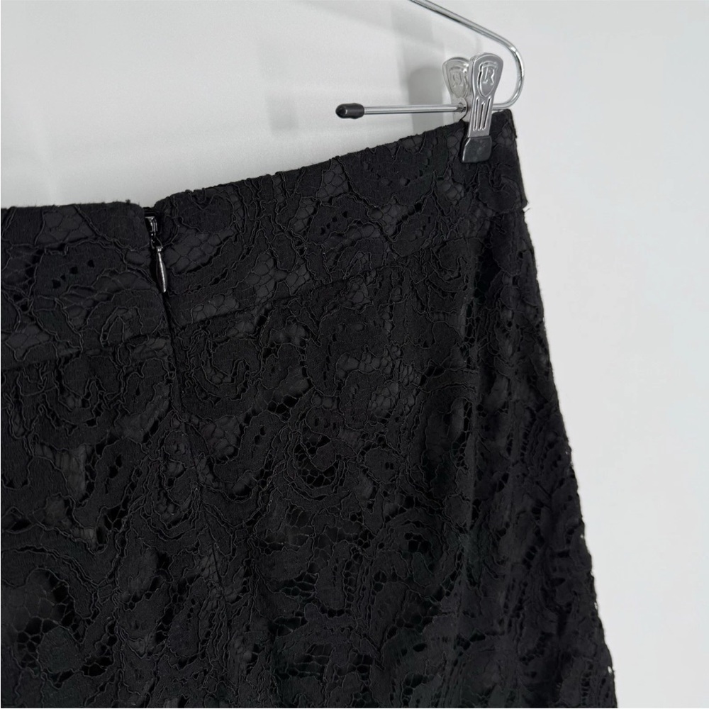 Banana Republic Pencil Skirt Womens Size 6 Black Lace Lined Classic Elegant - Picture 4 of 10